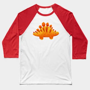 Cute Stegosaurus Design Baseball T-Shirt